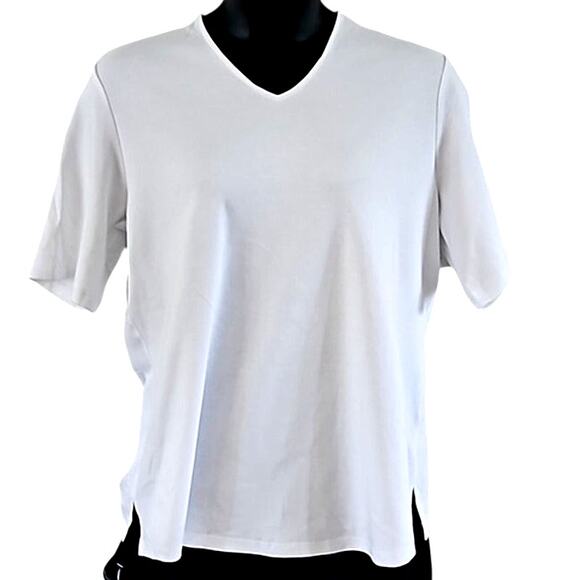 Isaac Mizrahi Live! Essentials V-Neck Elbow Sleeve Tunic - Size XL (NWOT) - Picture 2 of 7